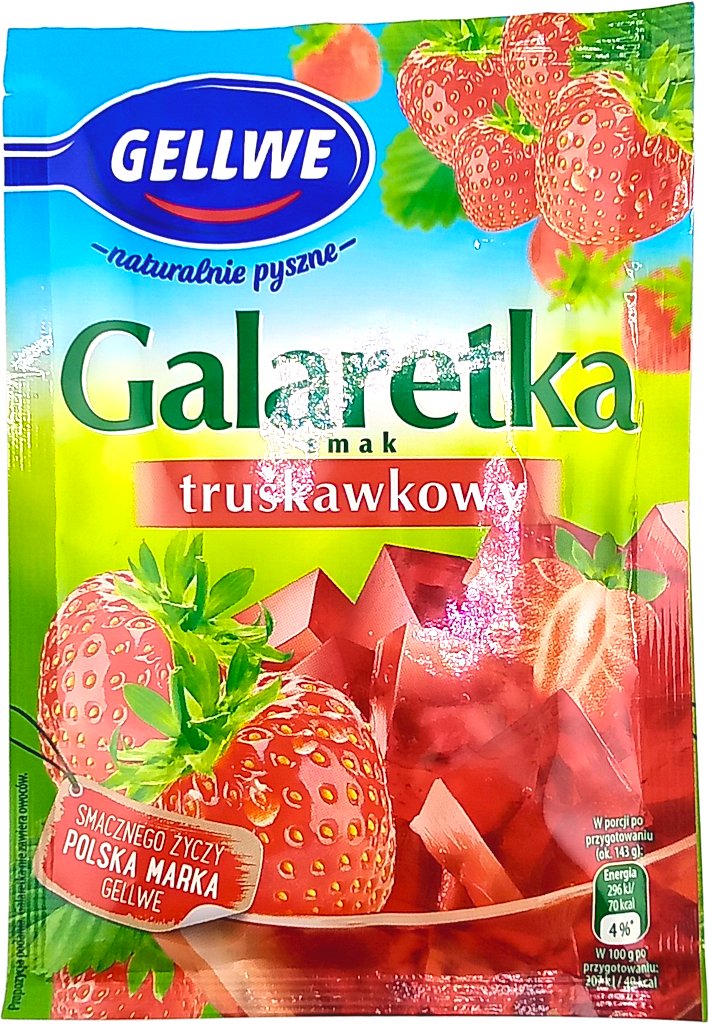Jordgubbsgele Pulver 72g*20