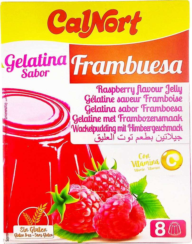 Gelatina Hallon 170g*12