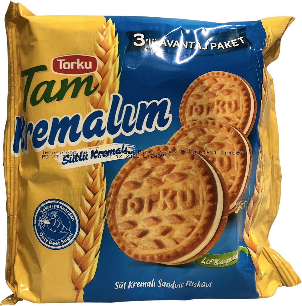Biskuvi Kräm Mjölk 249g*12